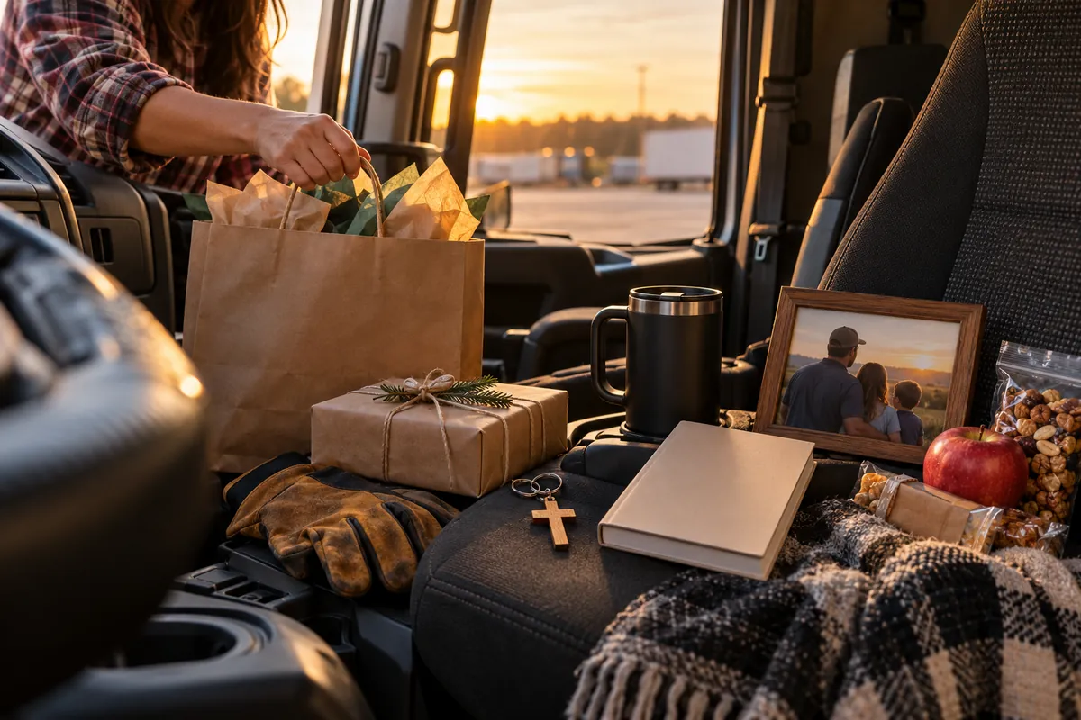 Illustration supporting What to Give a Trucker for a Birthday or Anniversary