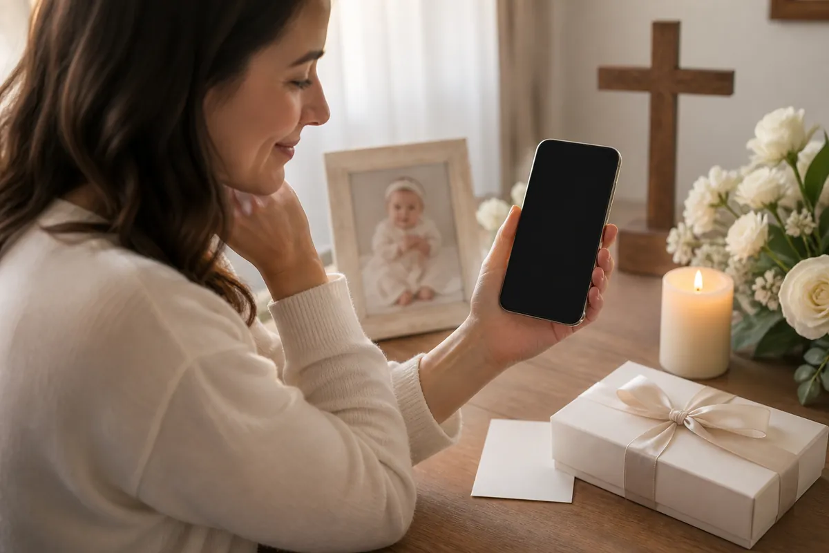 Illustration supporting What to Say When Someone Thanks You for Their Baptism Gift