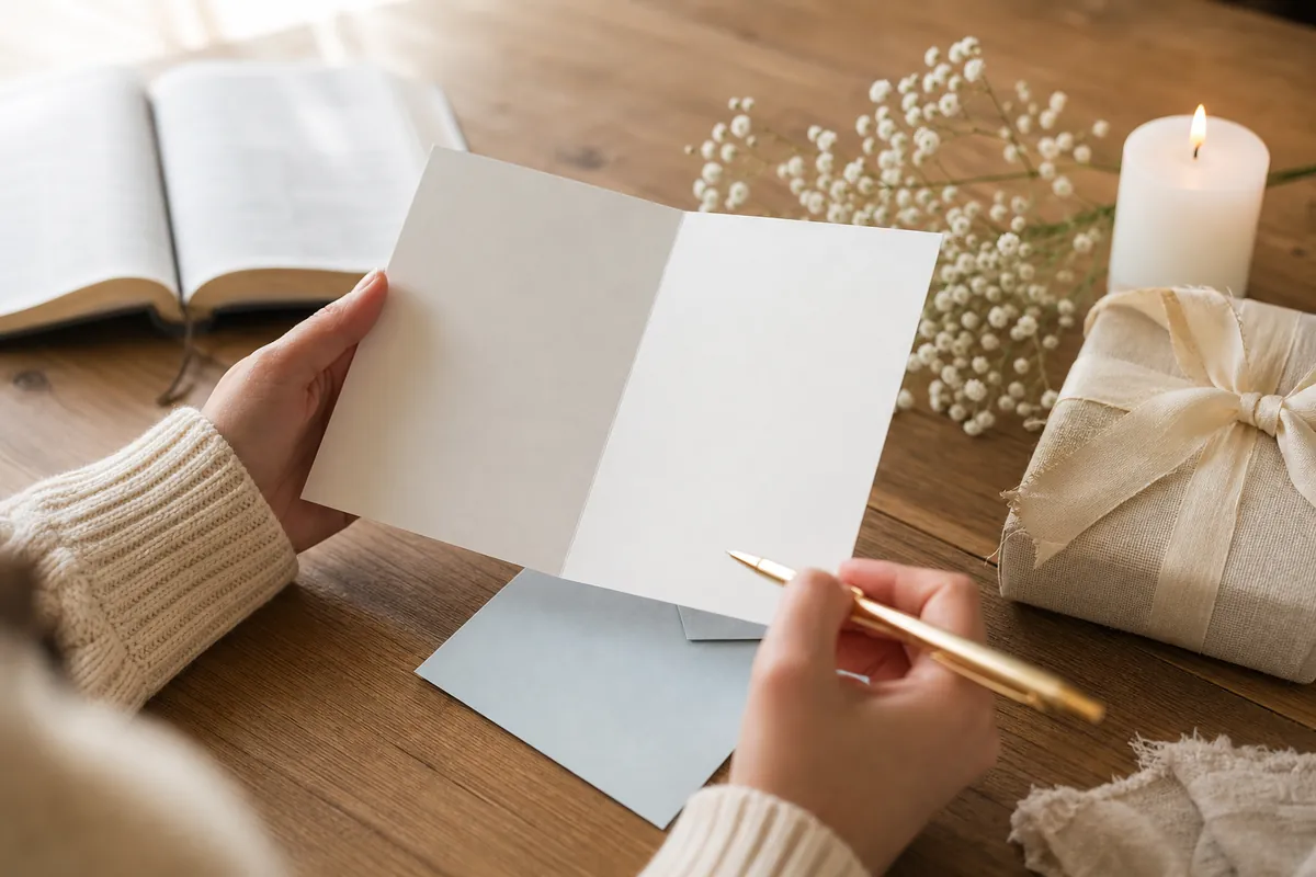 Illustration supporting What to Write in a Baptism Card: 20 Heartfelt Messages