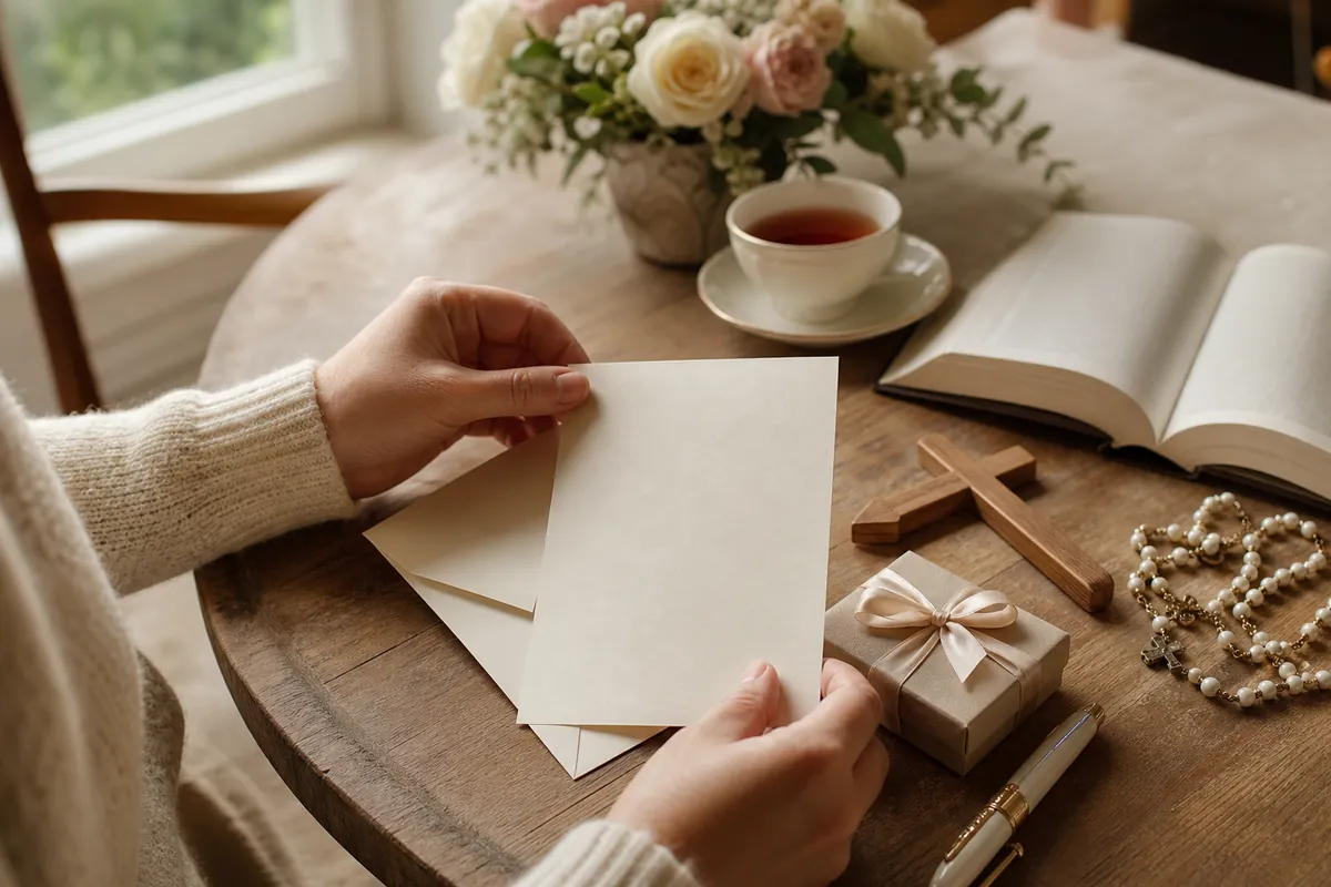 Illustration supporting What to Write in a Confirmation Card: Heartfelt Messages