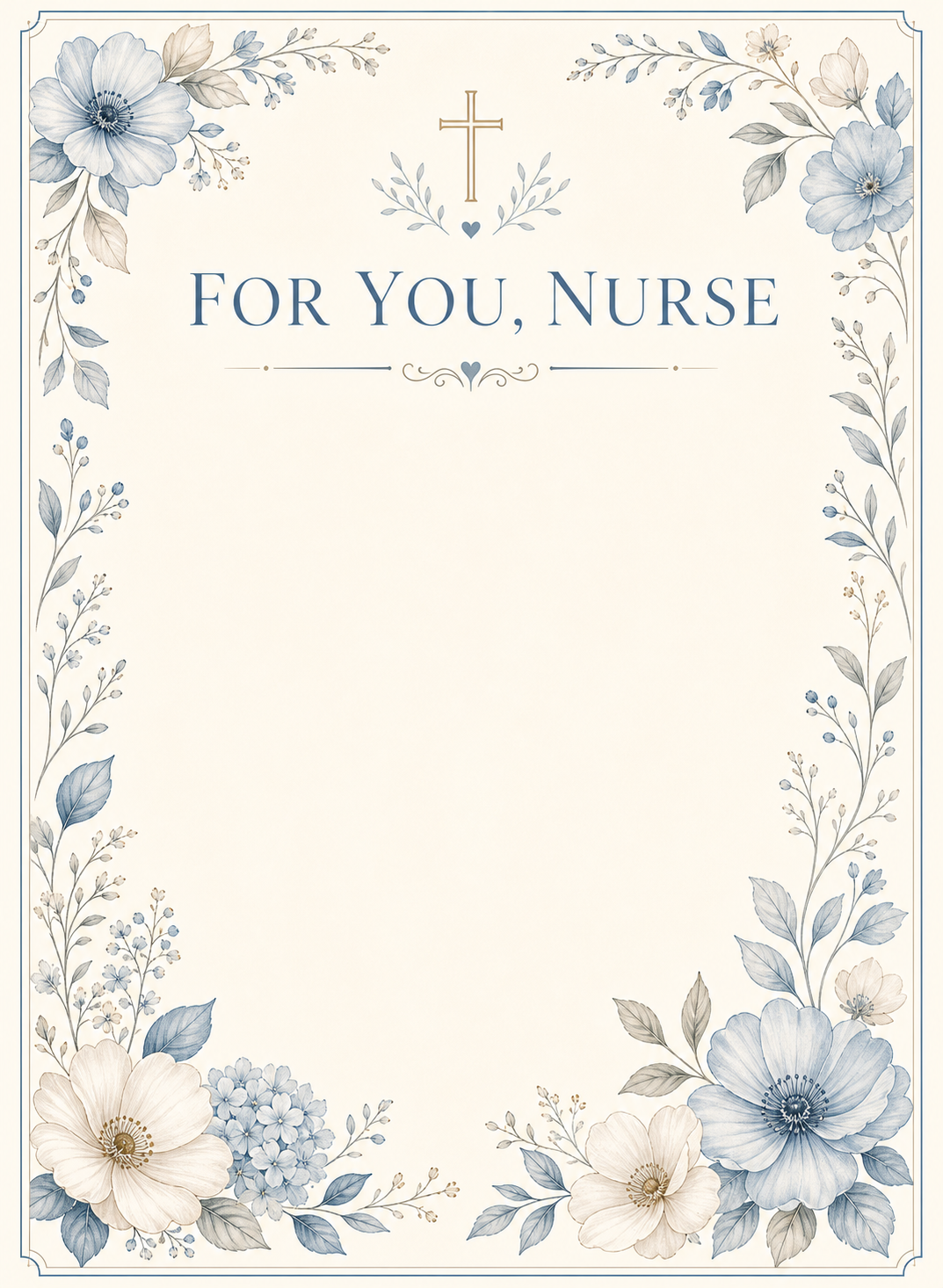 For You, Nurse — Nurse Appreciation Card
